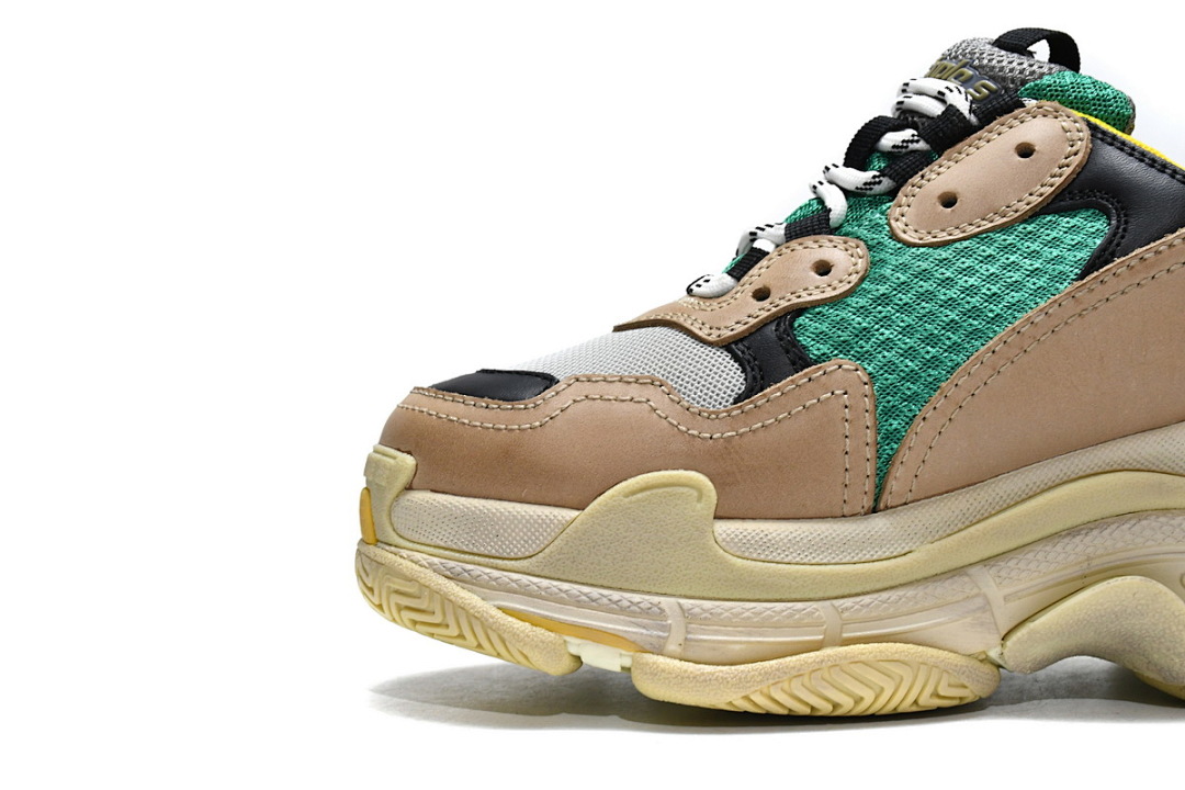  Balenciaga Triple S Verde-Amarillo W06E3 7070 