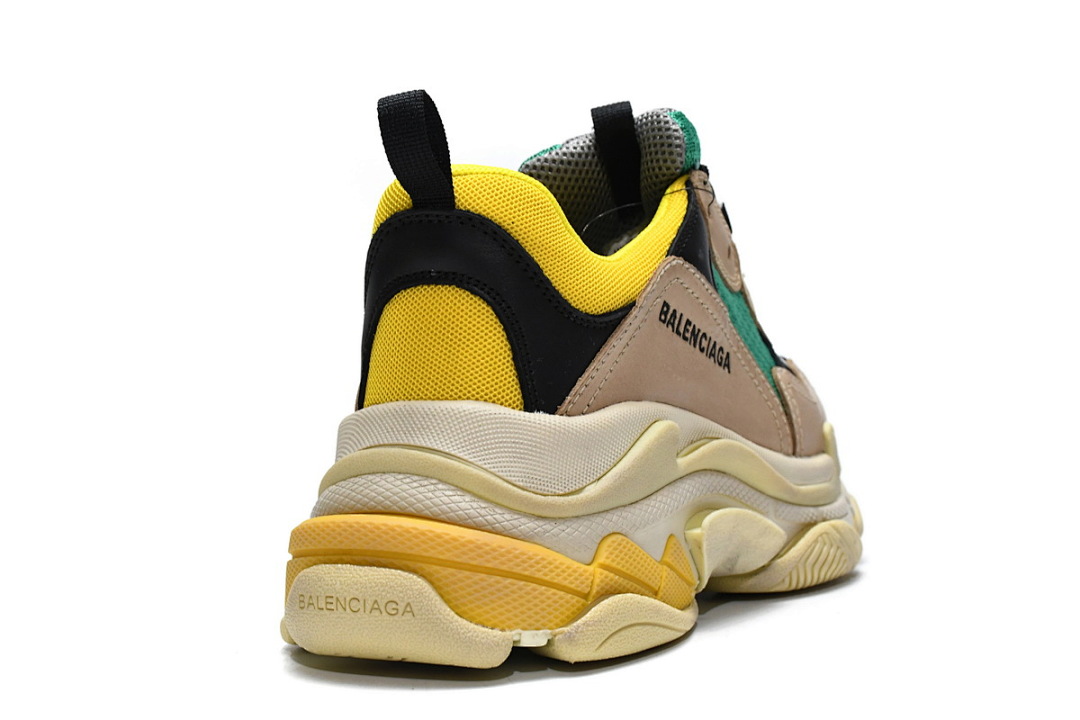  Balenciaga Triple S Verde-Amarillo W06E3 7070 