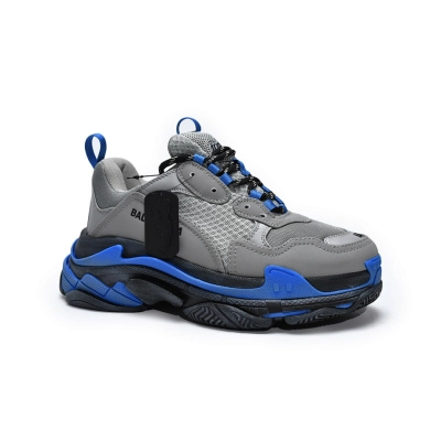  Balenciaga Triple S Grey Sapphire W09ON1 9018 02