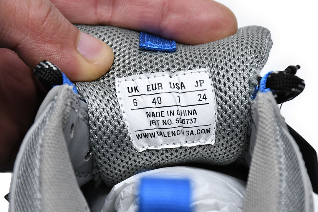 Balenciaga Triple S Gris Zafiro W09ON1 9018