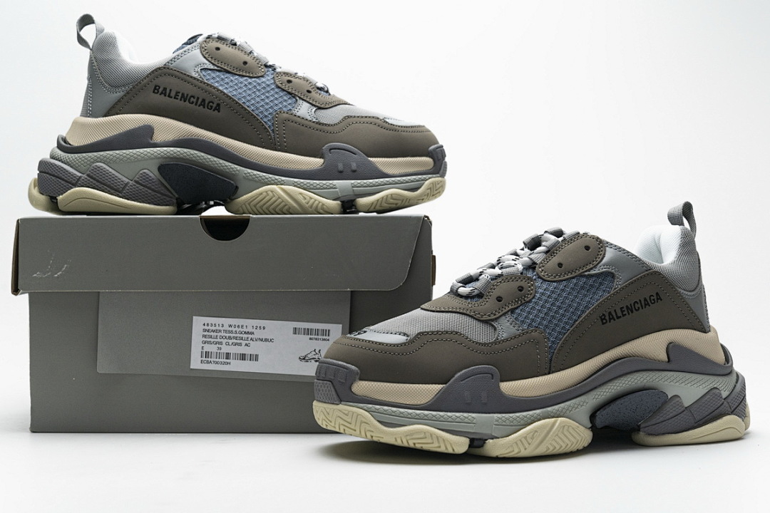  Balenciaga Triple S Gris W06E1 1259 