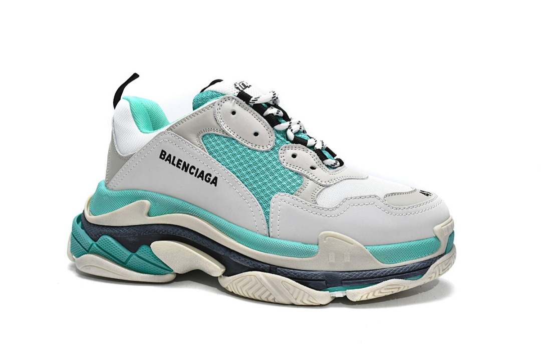  Balenciaga Triple S vert menthe W09E1 9878 