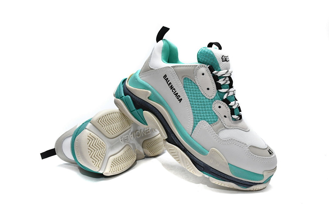  Balenciaga Triple S vert menthe W09E1 9878 