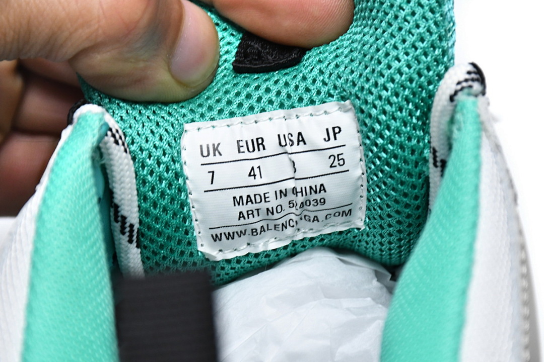  Balenciaga Triple S vert menthe W09E1 9878 