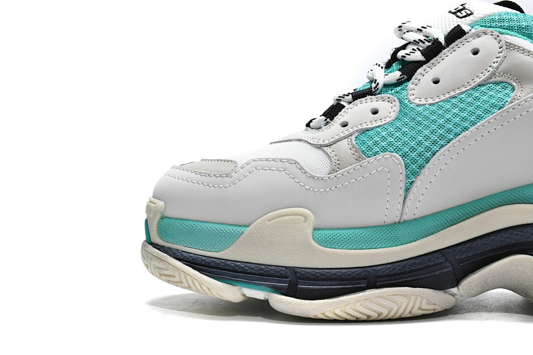  Balenciaga Triple S vert menthe W09E1 9878 