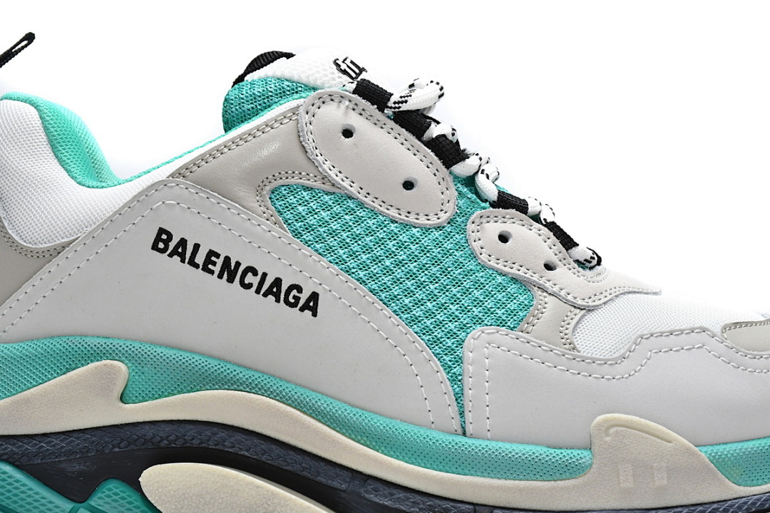  Balenciaga Triple S vert menthe W09E1 9878 