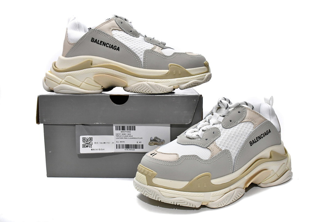  Balenciaga Triple S Blanco W09E1 9000
