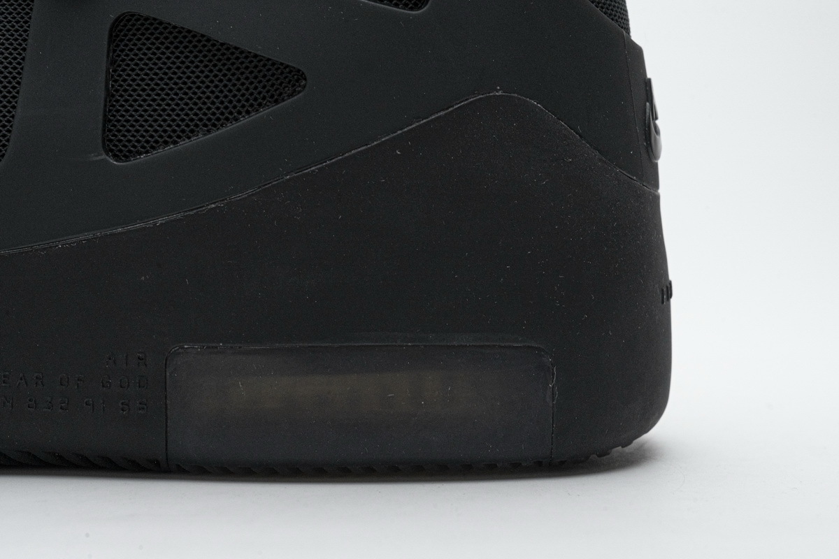  Nike Air Fear of God 1 Triple Black AR4237-005