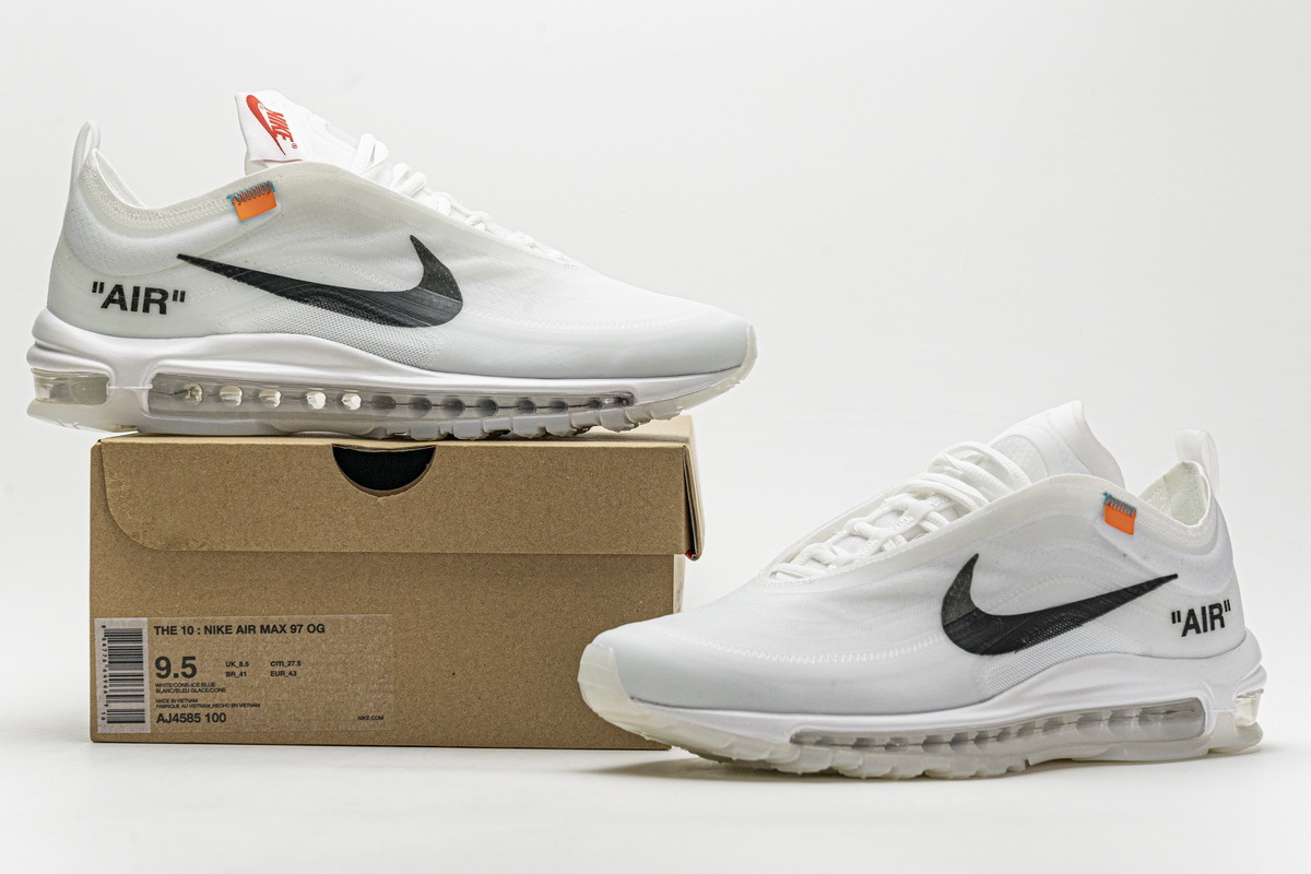 Blanco roto  Nike Air Max 97 Totalmente blancas AJ4585-100