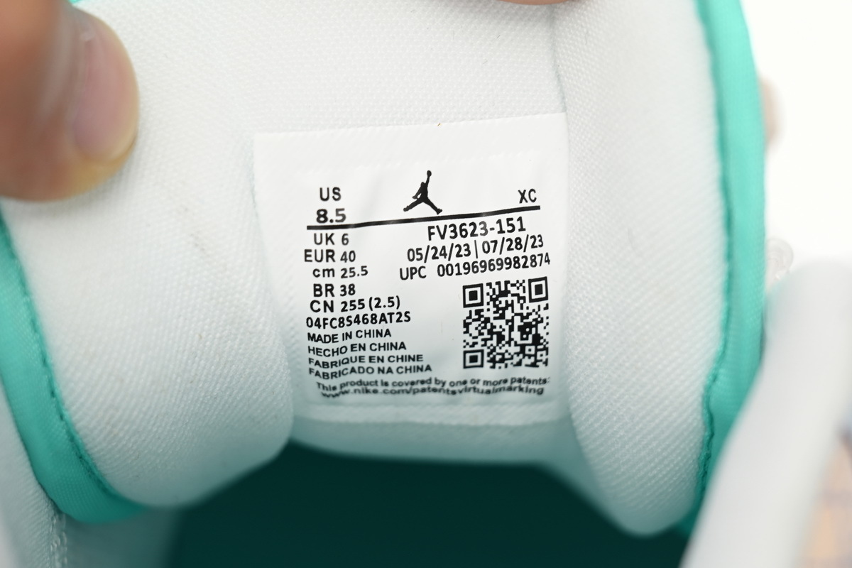 Air Jordan 1 Low Sashiko Multi Color FV3623-151 