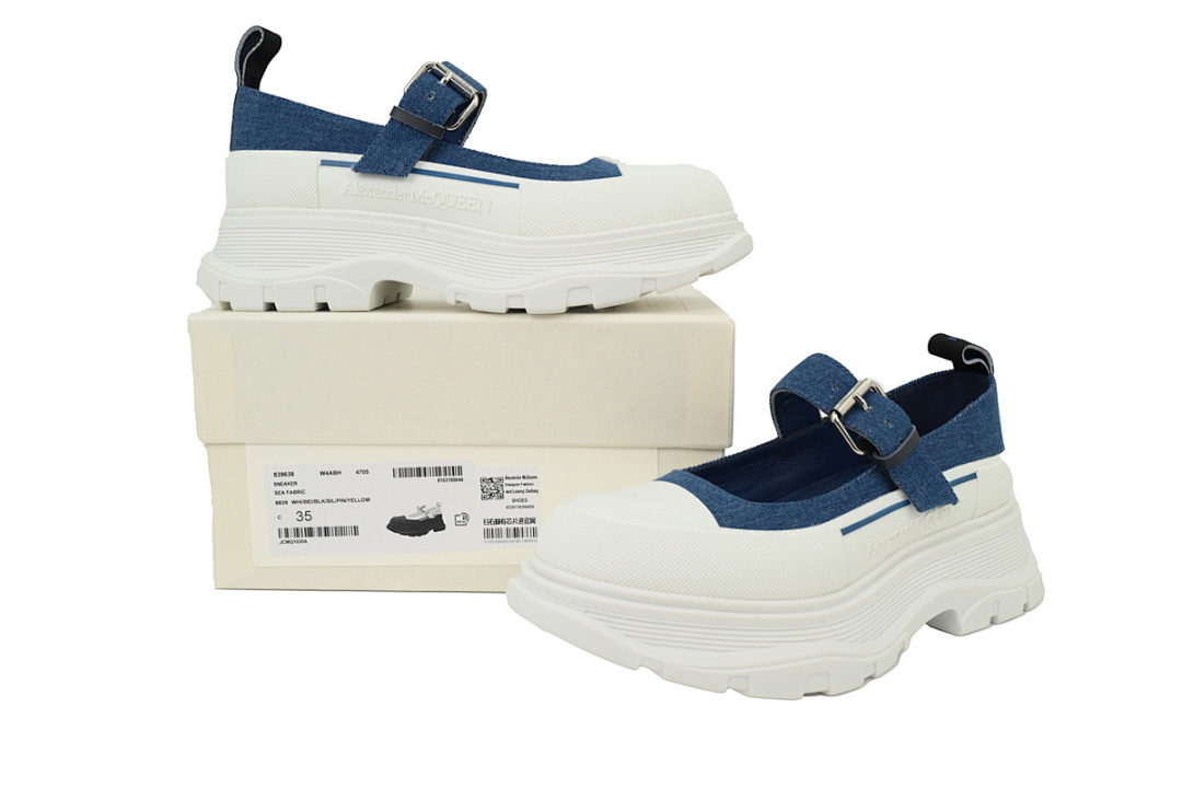 Alexander McQueen Tibetan Blue Buckle