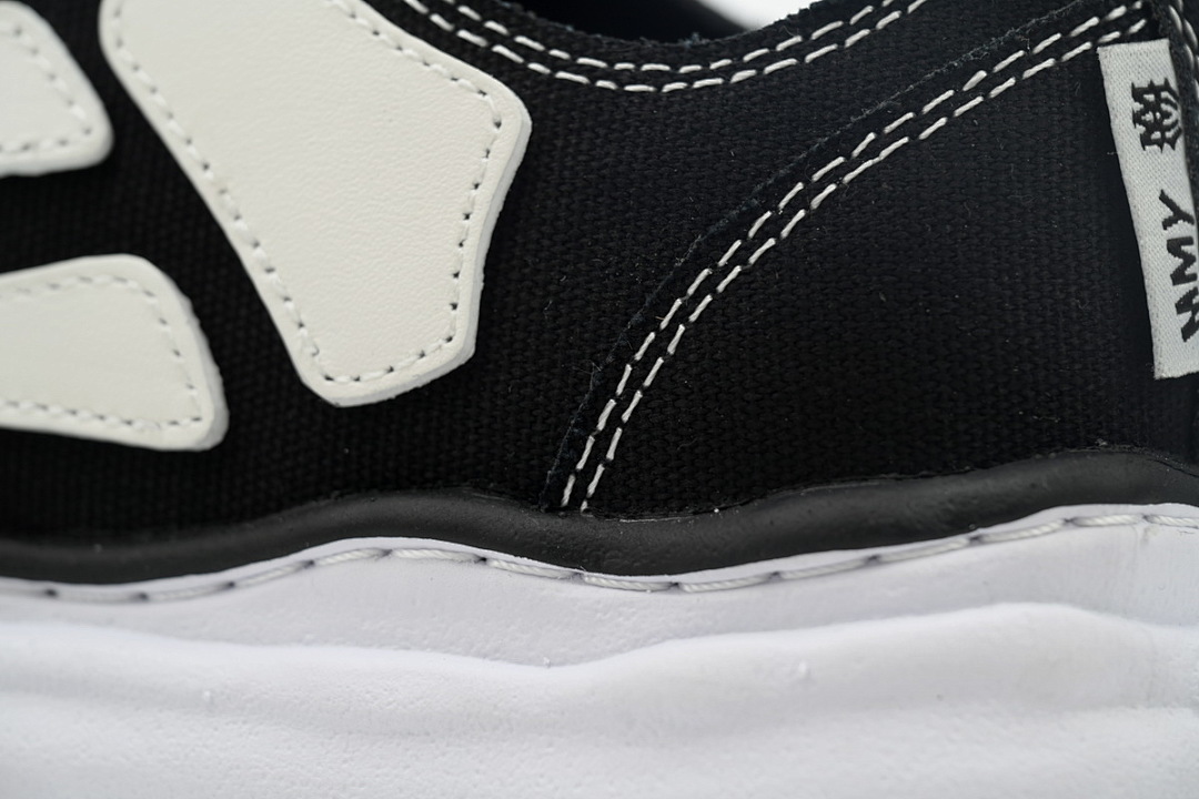 AMFOSR1076-001 Maison Mihara Yasuhiro x AMIRI Skel-Top Low Black