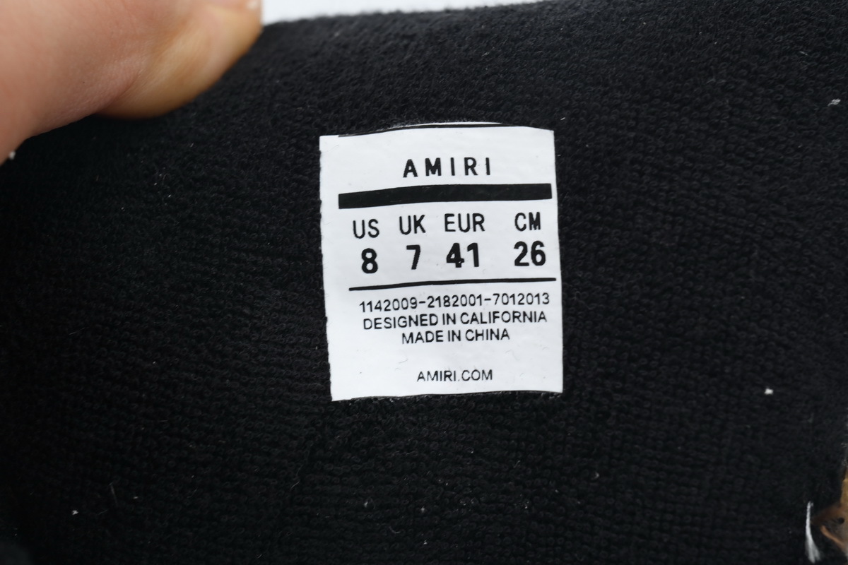 AMIRI Black Grey