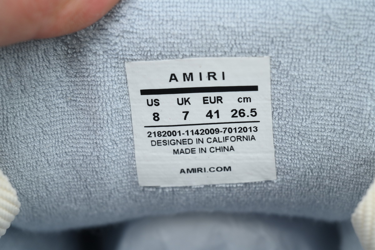 AMIRI White Blue