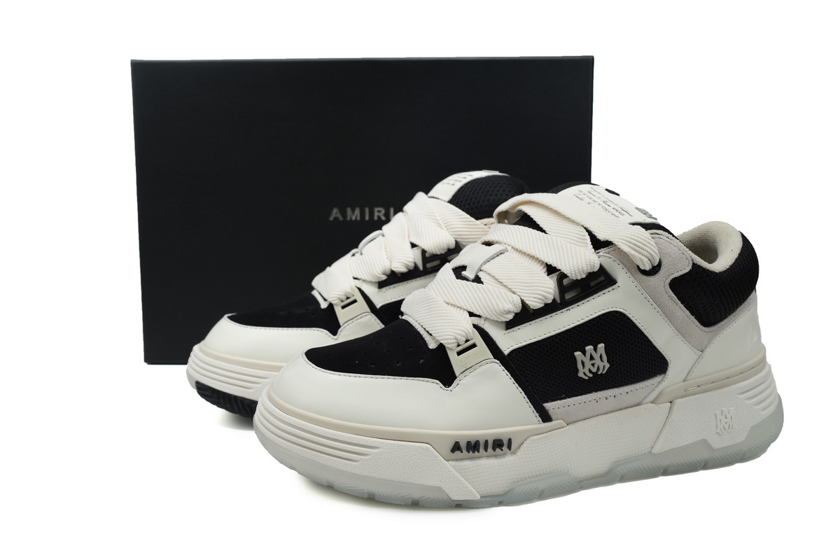 AMIRI White Gray Black