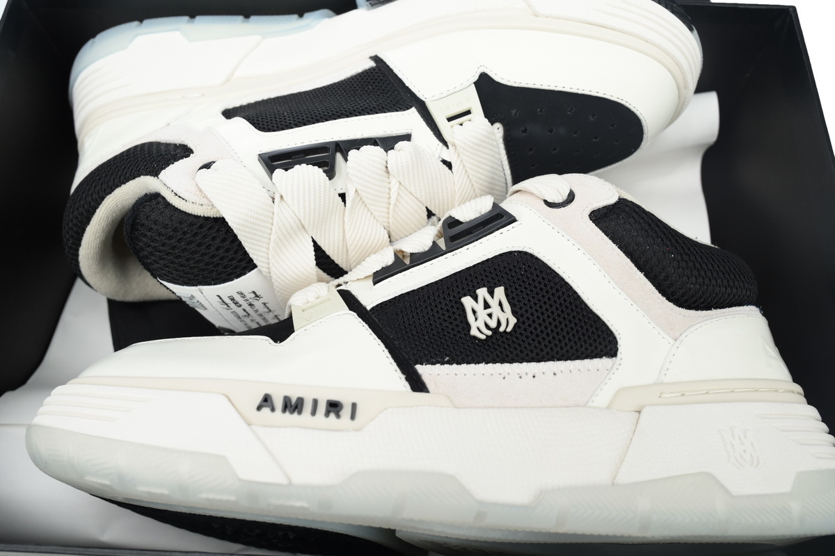 AMIRI White Gray Black