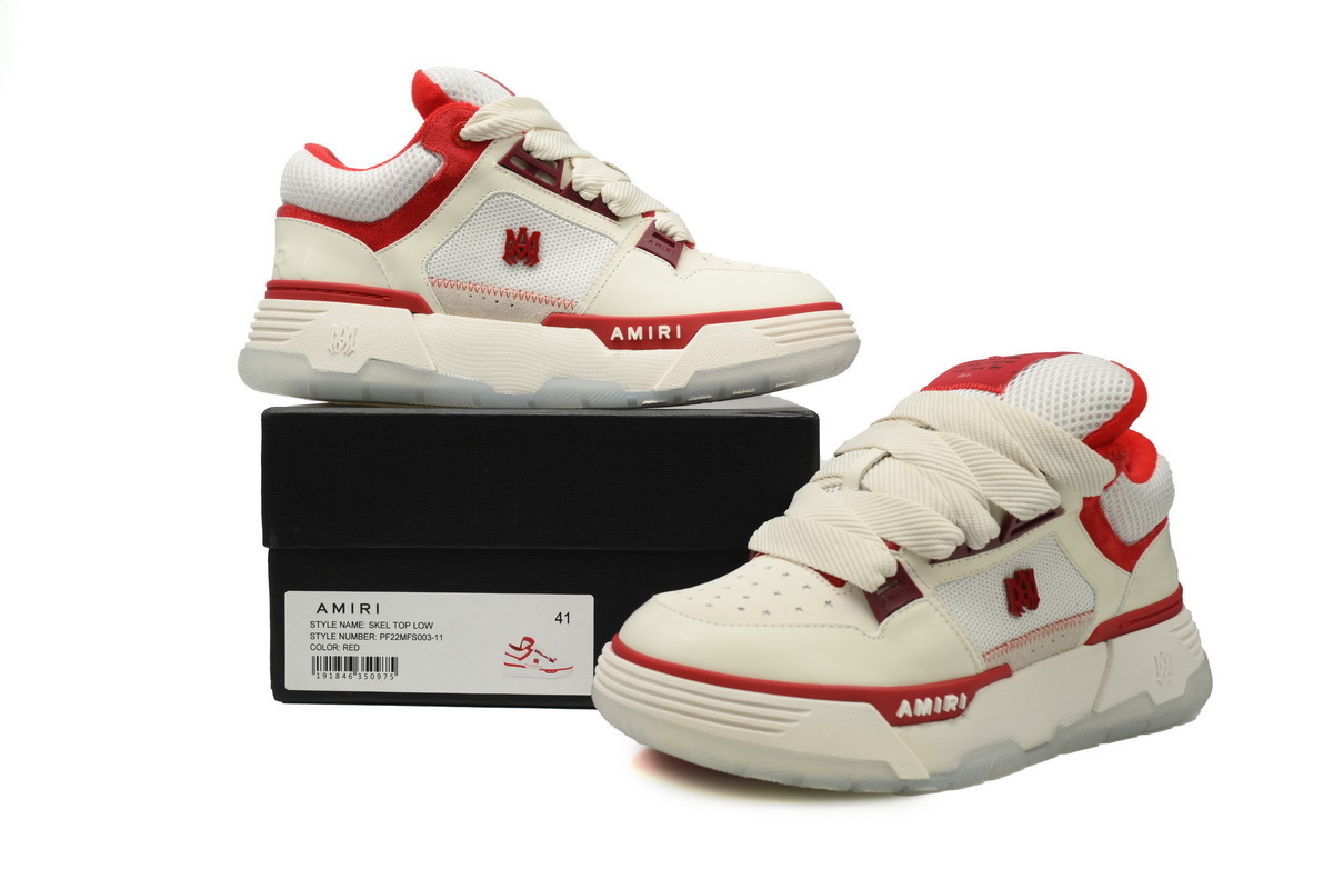 AMIRI White Red