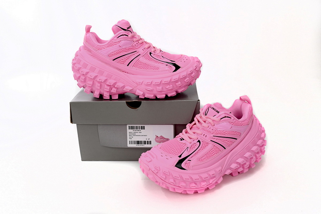 Tênis Balenciaga 10XL Rosa e Preto W2RAA 5000