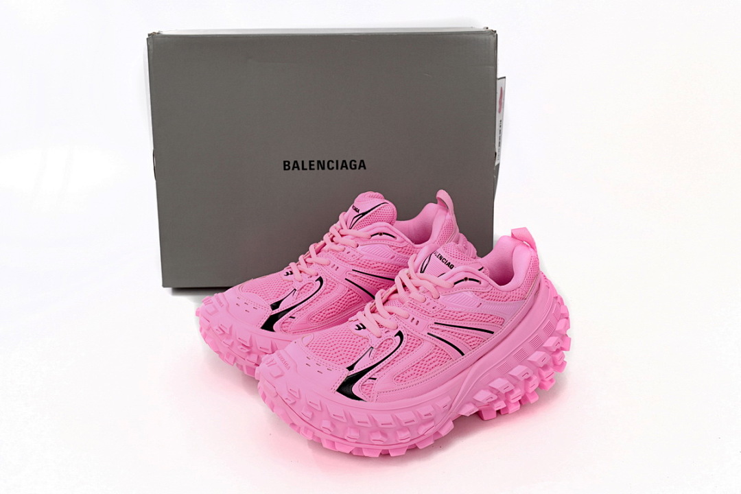 Tênis Balenciaga 10XL Rosa e Preto W2RAA 5000