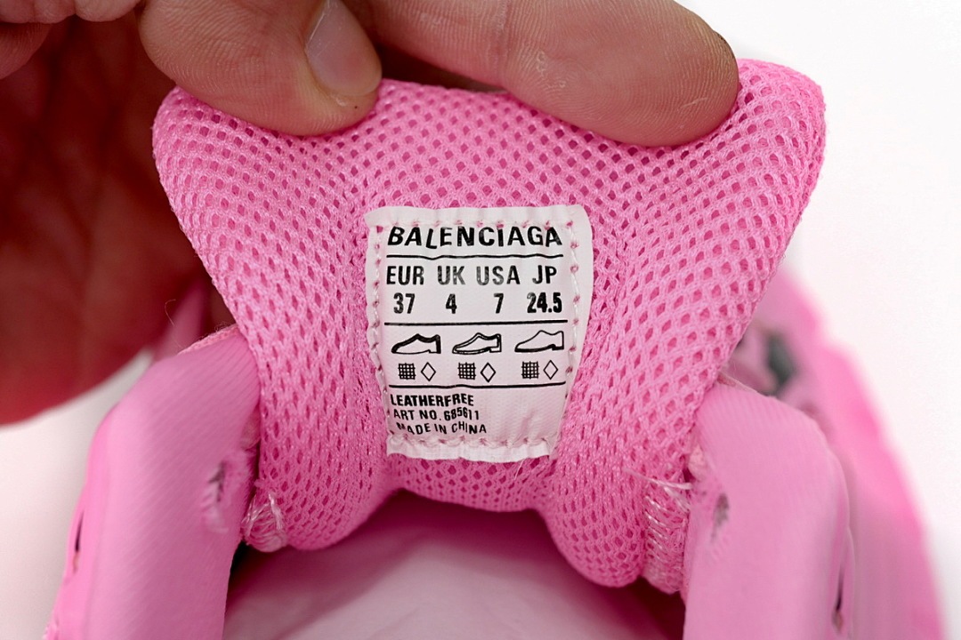 Tênis Balenciaga 10XL Rosa e Preto W2RAA 5000