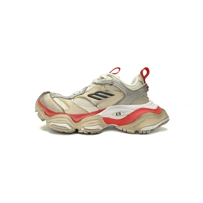 Tênis Cargo da Balenciaga: Bege, Cinza, Vermelho, Branco – W2MV5-0325  01