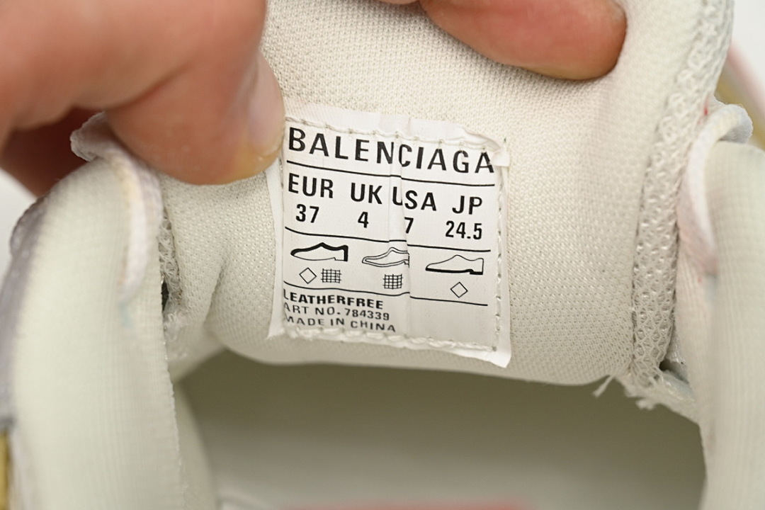 Baskets Cargo Balenciaga Beige, Gris, Rouge, Blanc W2MV5-0325 