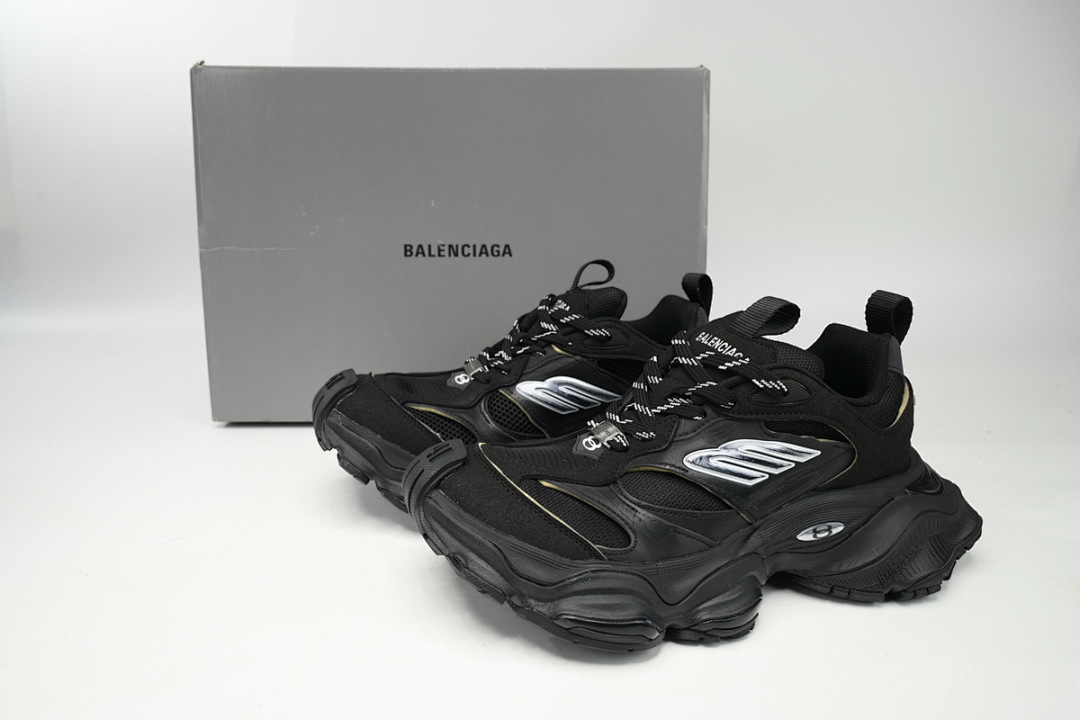 Baskets Cargo Balenciaga Noir Argent W2MV9-0213