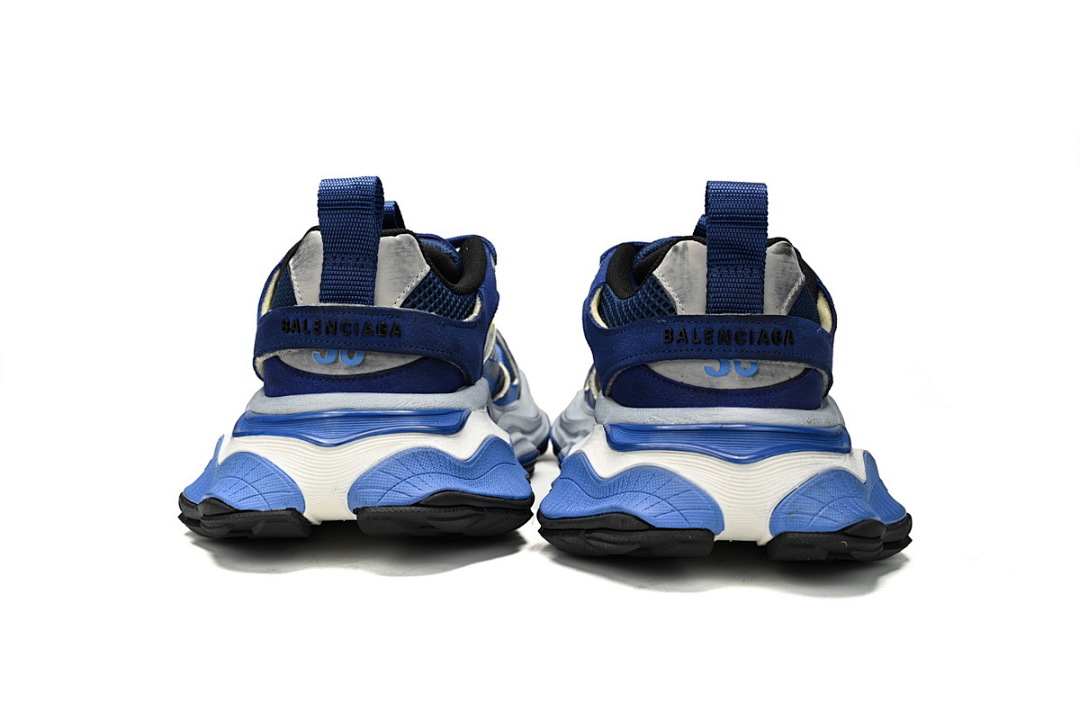 Baskets Cargo Balenciaga Bleu Marine Noir Argent Blanc W2MV3-2325