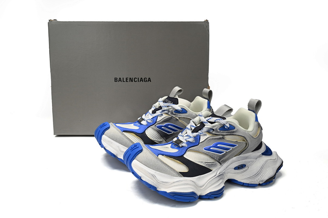 Baskets Cargo Balenciaga Gris, Bleu, Blanc, Noir W2MV6-0328
