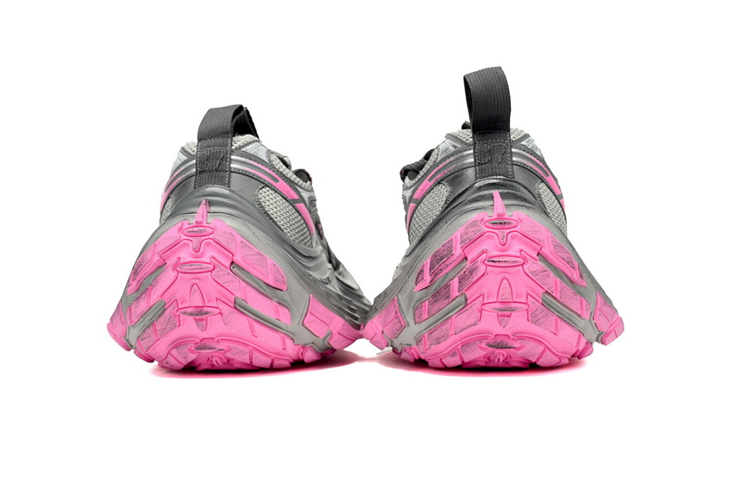 Tênis Cargo da Balenciaga Cinza, Rosa e Preto W2MV2 9050 