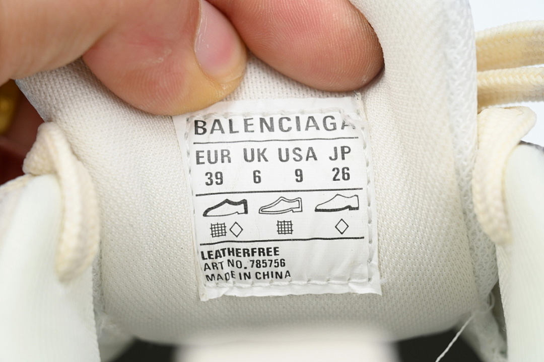 Baskets Cargo Balenciaga blanches, grises et beiges W2MV9-9191