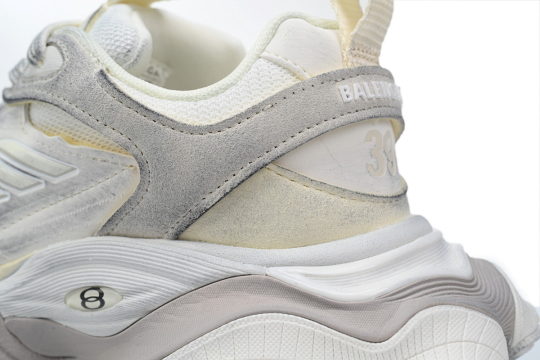 Baskets Cargo Balenciaga blanches, grises et beiges W2MV9-9191