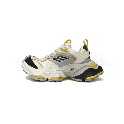 Tênis Cargo da Balenciaga Branco, Cinza, Amarelo, Preto W2MV1-1170 01