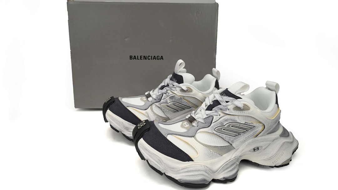 Balenciaga CARGO Blanc Riz Blanc Gris W2MV1-9012