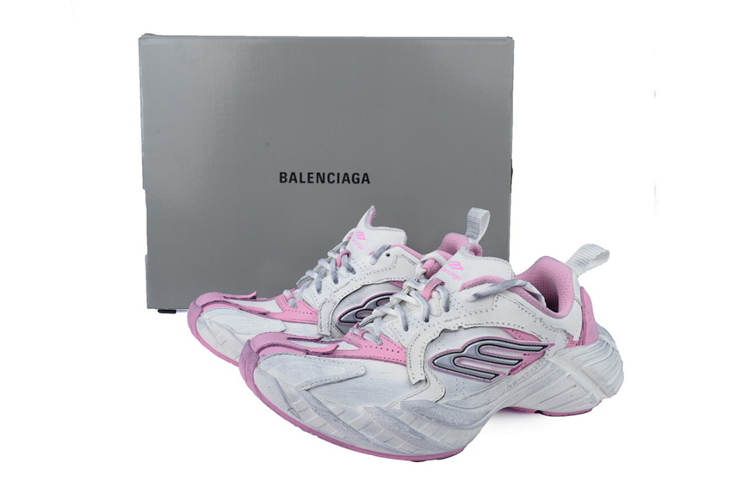 Tênis Balenciaga Monday Branco, Rosa, Cinza, Prata WDTSC 5191
