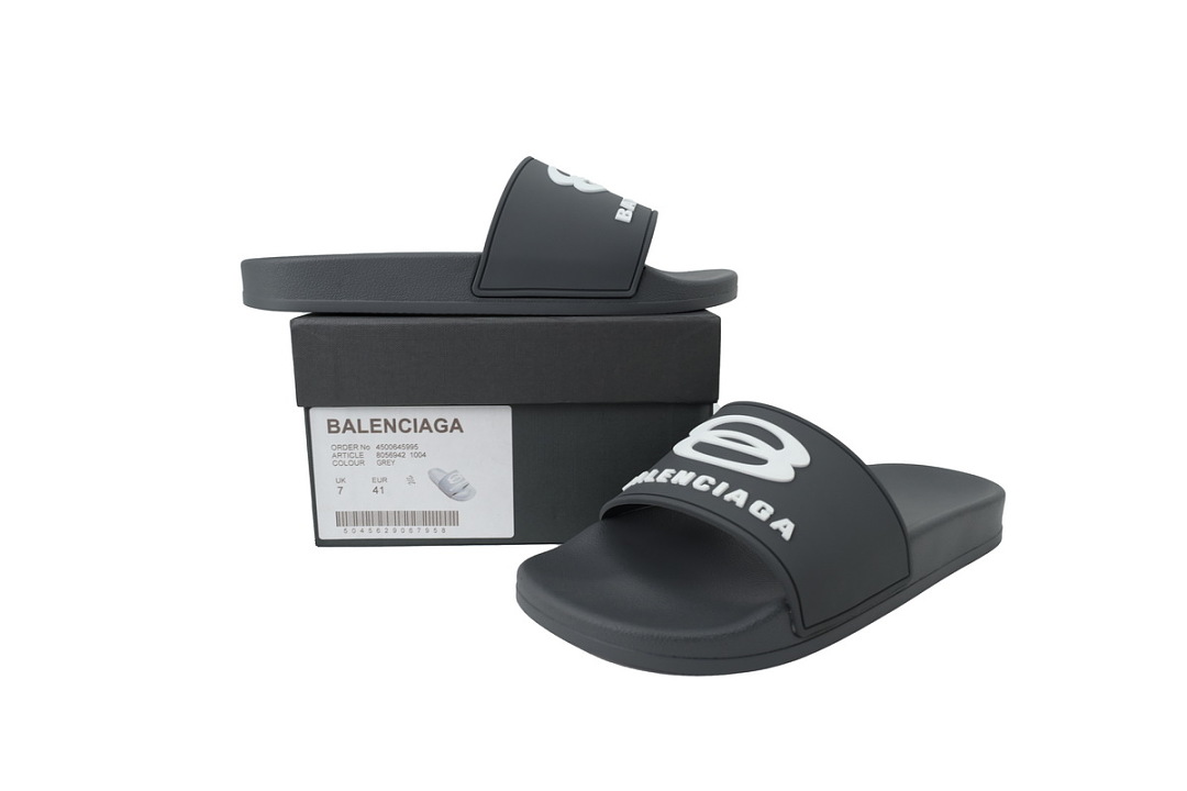 Balenciaga Pool Slide Grey