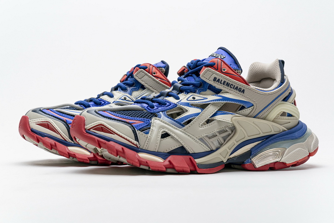 Balenciaga Track 2 Sneaker Beige Blue W2GN2 8570