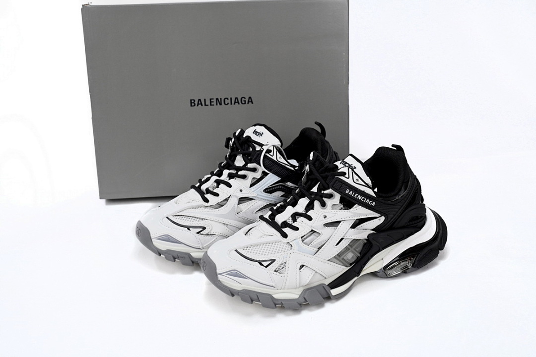 Balenciaga Track 2 Sneaker Black And White W2GN3 1090