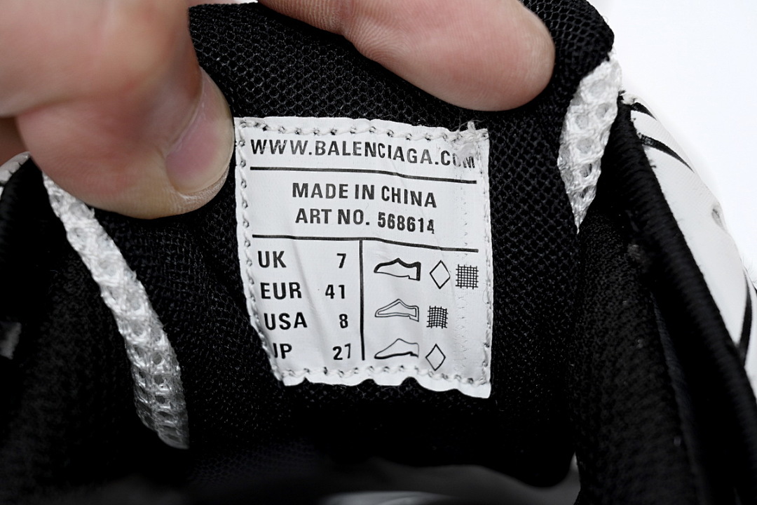 Balenciaga Track 2 Sneaker Black And White W2GN3 1090