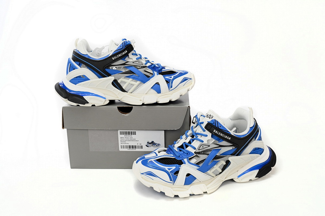 Balenciaga Track 2 Sneaker Blue White W3AE2 4191