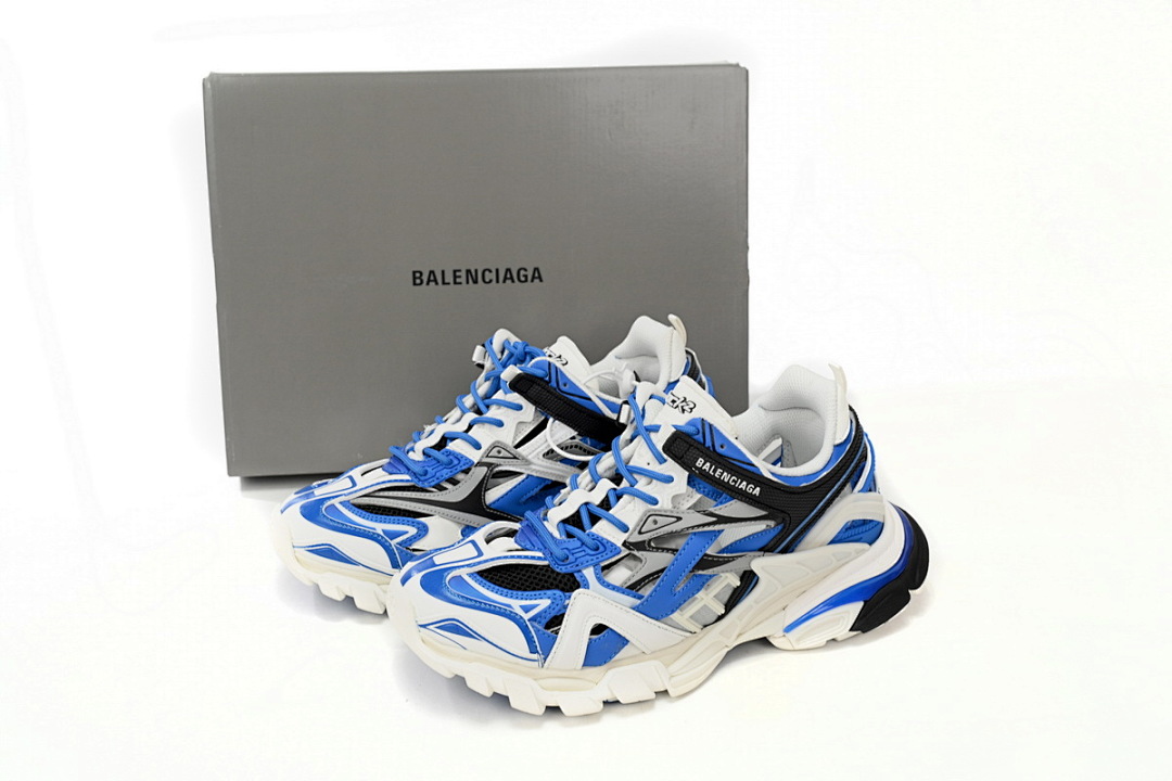 Balenciaga Track 2 Sneaker Blue White W3AE2 4191