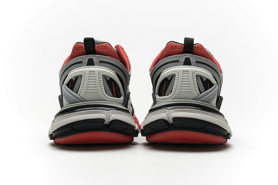 Baskets Balenciaga Track 2 grises et rouges W2GN3 1003