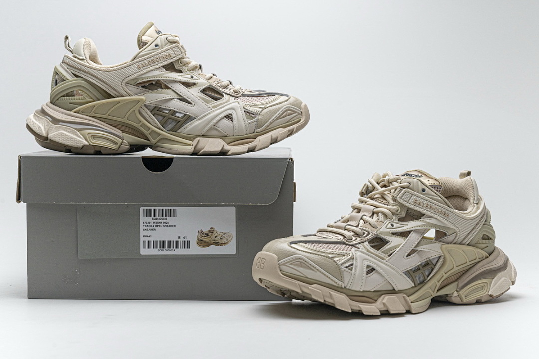 Baskets Balenciaga Track 2, couleur kaki, référence W2GN1 9029