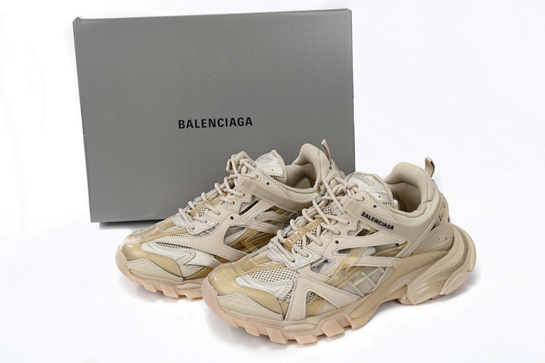 Baskets Balenciaga Track 2, couleur kaki, référence W2GN3 9710