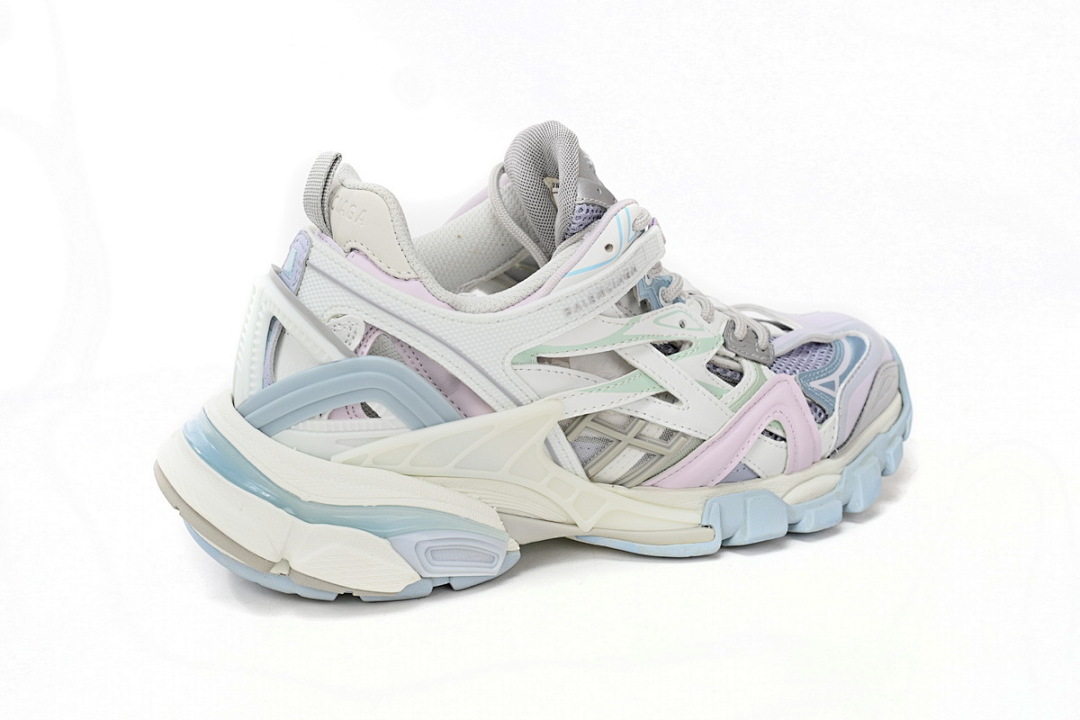 Balenciaga Track 2 Sneaker Military Black Pale White P W2GN3 9045 