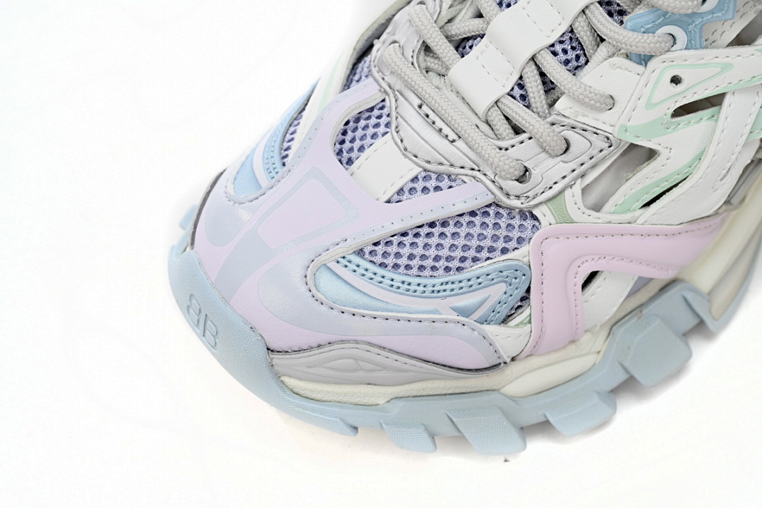 Balenciaga Track 2 Sneaker Military Black Pale White P W2GN3 9045 