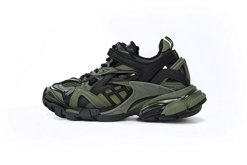 Baskets Balenciaga Track 2, noir militaire, W3AE1 2311