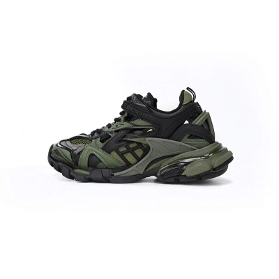 Balenciaga Track 2 Sneaker Military Black W3AE1 2311 01