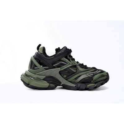 Balenciaga Track 2 Sneaker Military Black W3AE1 2311 02