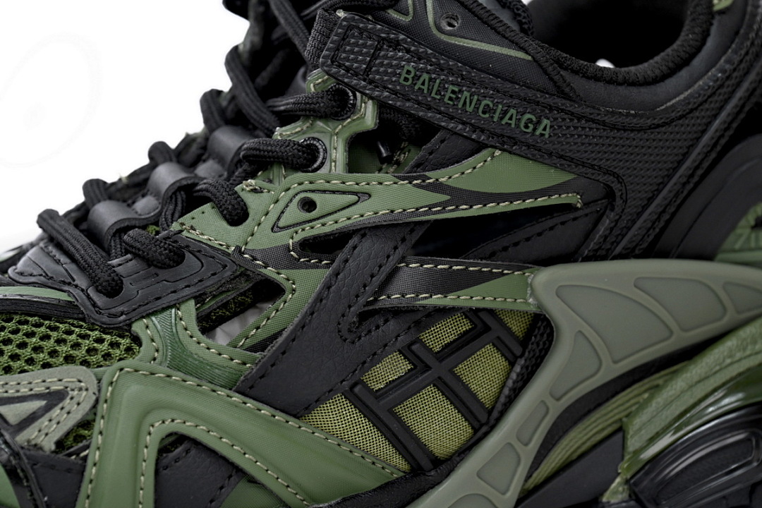 Baskets Balenciaga Track 2, noir militaire, W3AE1 2311